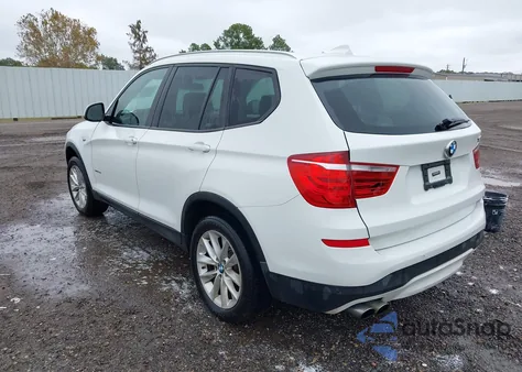 2016 BMW X3 Sdrive28I из США, поврежденный, VIN 5UXWZ7C57G0T43154
